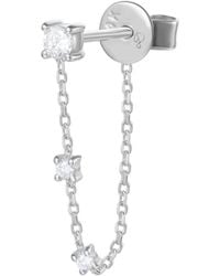 Dyamka - Three Diamonds Earring - Lyst