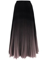 Wild Cosmos - Kate Ombre Hazelnut Pleated Skirt - Lyst