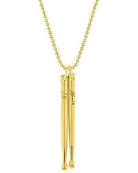 True Rocks - Drumsticks Pendant Designed & Signed By Drummer John Brad Bradbury - Lyst