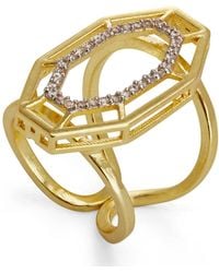 Dhwani Bansal - Adjustable Syra Ring With Zirconia - Lyst