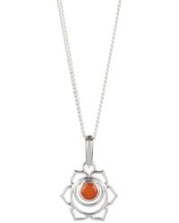 Charlotte's Web Jewellery - Sacral Chakra Necklace - Lyst
