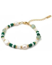 Angel Barocco - Beaded Baroque Pearl Bracelet - Lyst