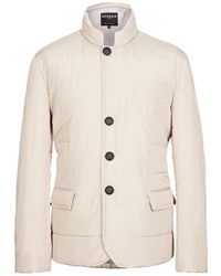 Seren London - Neutrals Puffer Suit Jacket - Lyst