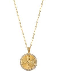 Zepplin the Label - Sanctum Necklace – Sculptural Medallion Talisman - Lyst