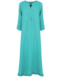 NoLoGo-chic - Life Style Linen Maxi Dress - Lyst
