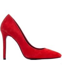 Ginissima - Alice Stiletto Suede Leather Shoes - Lyst