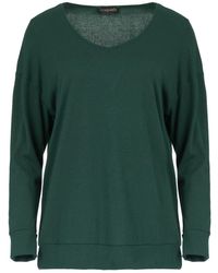 Conquista - Dark V Neck Knit Top - Lyst