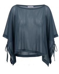 Serotone Swim - Swim Cover Up Mesh Rectangle Top - Lyst