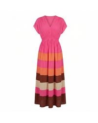 Nooki Design - Rosalie Striped Maxi Dress - Lyst