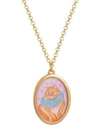 Fable England - Fable Catherine Rowe Pet Portraits Ginger Pendant Short Necklace - Lyst