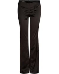 Love and Nostalgia - Motor Running Stretch Satin Pant - Lyst