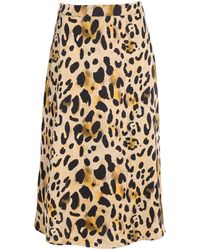 Traffic People - When They See Me Leopard Skirt - Lyst