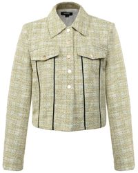 Smart and Joy - Crop Jacket With Pocket Flaps And Bias - Lyst