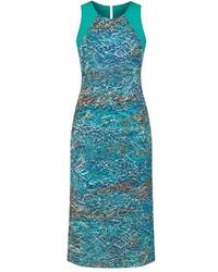 Conquista - Sleeveless Print Maxi Dress - Lyst