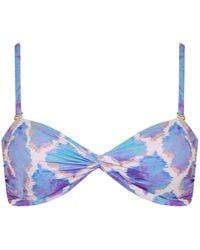 Sophia Alexia - Orchid Paradise Bora Bora Twist Bandeau Bikini Top - Lyst