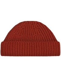 Paul James Knitwear - Heavyweight Extra Fine Merino Caster Fisherman Beanie - Lyst