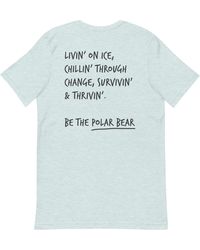 Anchor and Crew - Ice Think Ocean Polar Bear Aspirations Cotton Embroidered T-Shirt - Lyst