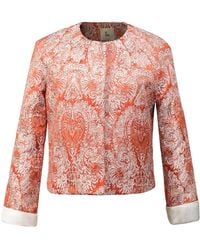 Smart and Joy - Brocade Short Jacket - Lyst