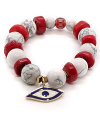 Ebru Jewelry - Spiritual Beads Evil Eye Bracelet - Lyst