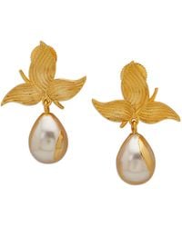 Dhwani Bansal - Zooni Earrings With Baroque Pearls - Lyst