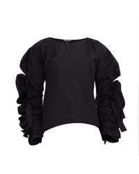 Bianca Popp - Ribbon Wrapped Blouse - Lyst