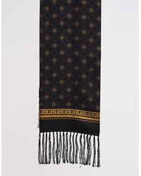 Gresham Blake - Gb Logo Silk Scarf - Lyst