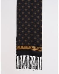 Gresham Blake - Gb Logo Silk Scarf - Lyst