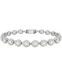 Maison De Gala - Floral Crystal Tennis Bracelet - Lyst