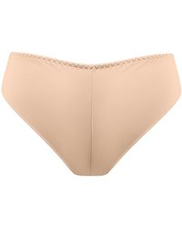 Daily Underwear - Neutrals Microfiber Brazilian Panties Nude - Lyst
