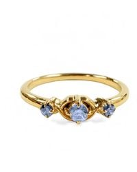Belinda Jewelz - Alexandrite Vintage Triple Birthstone Ring - Lyst
