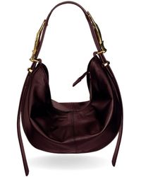 Indigolush - Midi Hobo Gilded Lure Cherry Smooth - Lyst