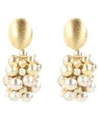 LOTT.gioielli - Earrings Amy Irregular Double Stones Cone S Mix - Lyst