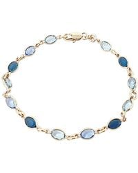 Sophelia - Crystal Multi Gemstone Plated Bracelet - Lyst