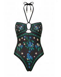 Jessie Zhao New York - Midnight Zebra Reversible One Piece Swimsuit - Lyst