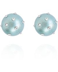 Saule Label - Gaia Jet Petite Earrings - Lyst