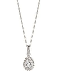 Charlotte's Web Jewellery - April Birthstone Sterling Necklace - Lyst