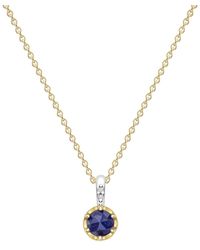Dinny Hall - September Sapphire Birthstone Pendant - Lyst