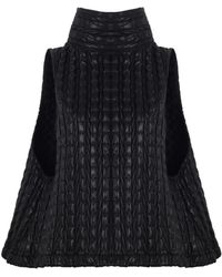 Mirimalist - Puff Sleeveless Vest Coat - Lyst