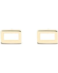 Sheida Farrokhi - Rectangle Stud Earrings - Lyst