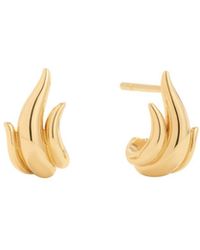 Vanhi - Flame Stud Earrings - Lyst