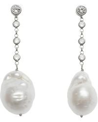 Lavani Jewels - Celine Baroque Pearl Earrings - Lyst