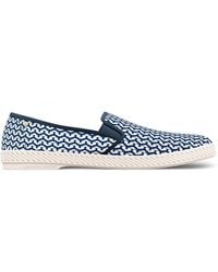 Rivieras - Classic Woven Cotton Slip-On Loafer - Lyst