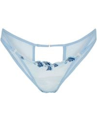 Empress Mimi - Siren Song Embroidered Tanga - Lyst