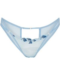 Empress Mimi - Siren Song Embroidered Tanga - Lyst
