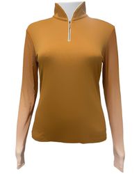 Champagne & Horses - Neutrals Éco Collection Long Sleeve Sun Shirt With Ombré Mesh Sleeves Sedona Ombre - Lyst