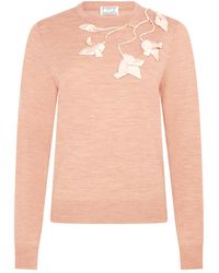Lisa The Label - Out There Magnolia Appliqué Sweater - Lyst