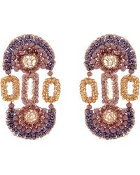 Lavish by Tricia Milaneze - Breeze Mix Tyche Maxi Handmade Crochet Earrings - Lyst