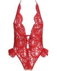 Belle -et-BonBon - Valentina Bright Cherry Lace Body Valentines Gift Wrapped - Lyst