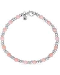 Nellou Jewellery - Gem Bracelet October Birthstone Opal Sterling - Lyst