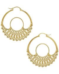 Astor & Orion - Iris Statement Hoops Medium - Lyst